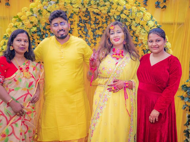 Dr. Amrita Bhattacharyya and Prokarso Chattopadhyay's wedding in Kolkata, West Bengal 137