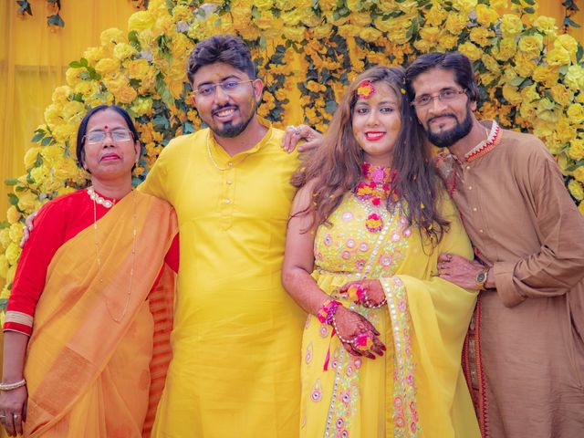 Dr. Amrita Bhattacharyya and Prokarso Chattopadhyay's wedding in Kolkata, West Bengal 147