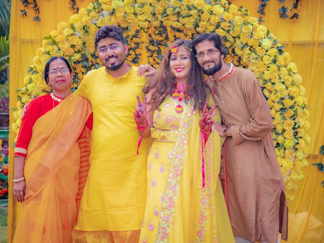 Dr. Amrita Bhattacharyya and Prokarso Chattopadhyay's wedding in Kolkata, West Bengal 153