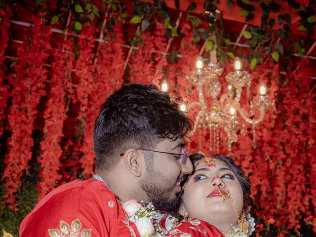 Dr. Amrita Bhattacharyya and Prokarso Chattopadhyay's wedding in Kolkata, West Bengal 161