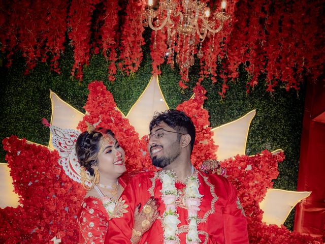 Dr. Amrita Bhattacharyya and Prokarso Chattopadhyay's wedding in Kolkata, West Bengal 166