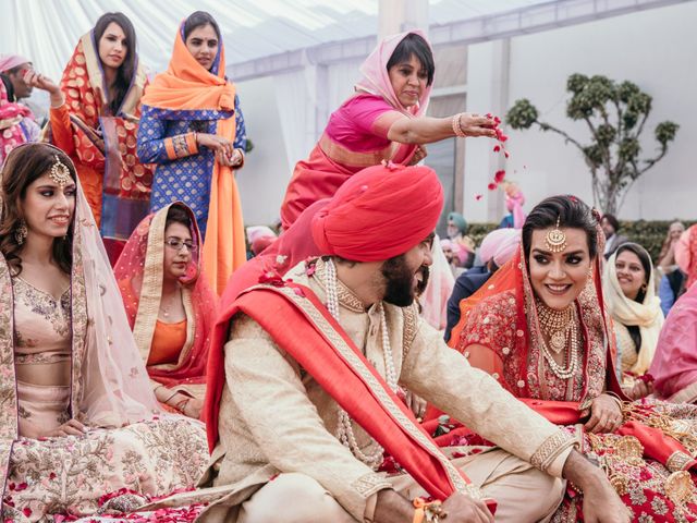 Ankieta and Zorawar&apos;s wedding in South Delhi, Delhi NCR 129
