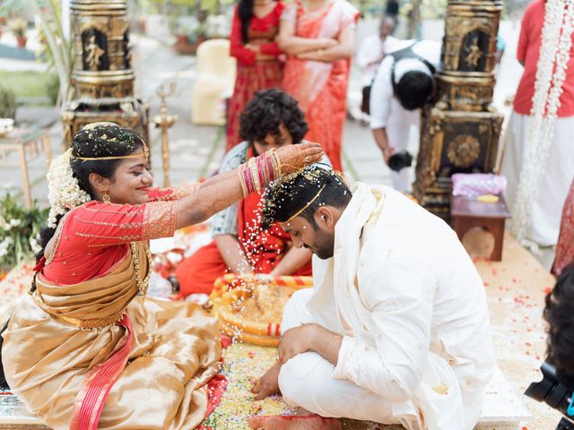 Shalini and shiva&apos;s wedding in Kochi, Kerala 87