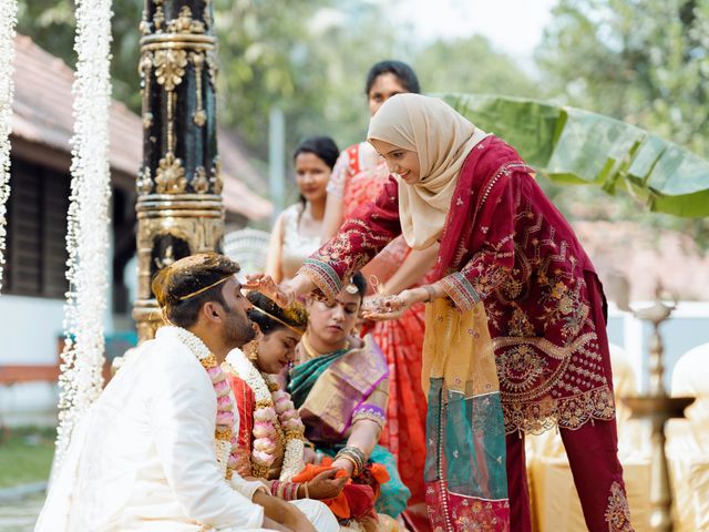 Shalini and shiva&apos;s wedding in Kochi, Kerala 99