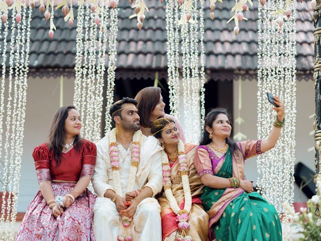 Shalini and shiva&apos;s wedding in Kochi, Kerala 106