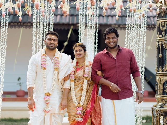 Shalini and shiva&apos;s wedding in Kochi, Kerala 107