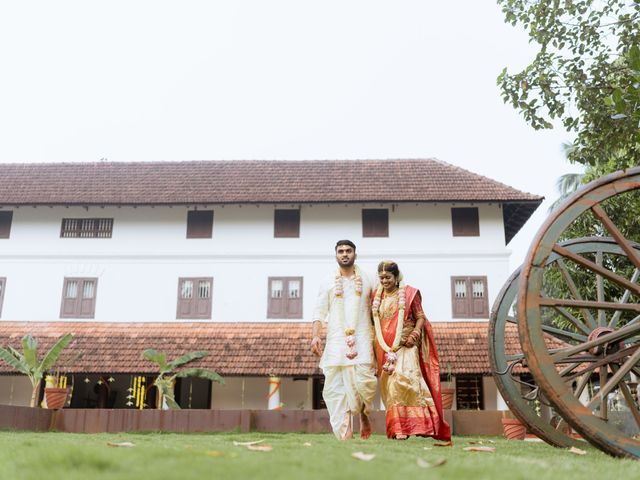 Shalini and shiva&apos;s wedding in Kochi, Kerala 129