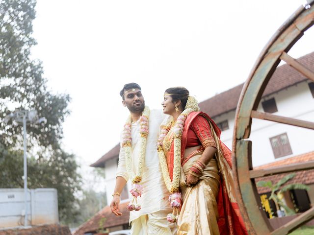 Shalini and shiva&apos;s wedding in Kochi, Kerala 132