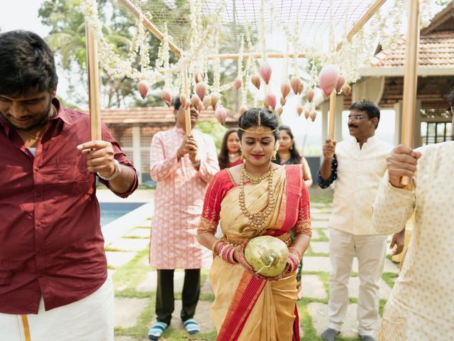 Shalini and shiva&apos;s wedding in Kochi, Kerala 136