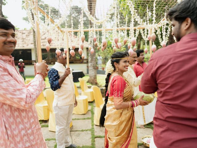 Shalini and shiva&apos;s wedding in Kochi, Kerala 138