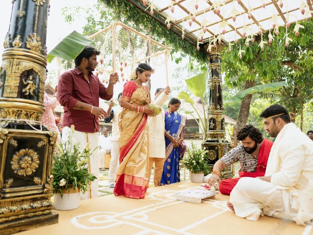 Shalini and shiva&apos;s wedding in Kochi, Kerala 143