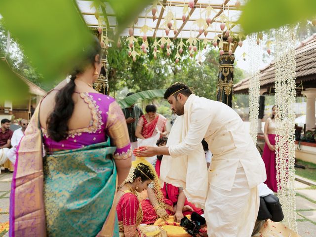 Shalini and shiva&apos;s wedding in Kochi, Kerala 182