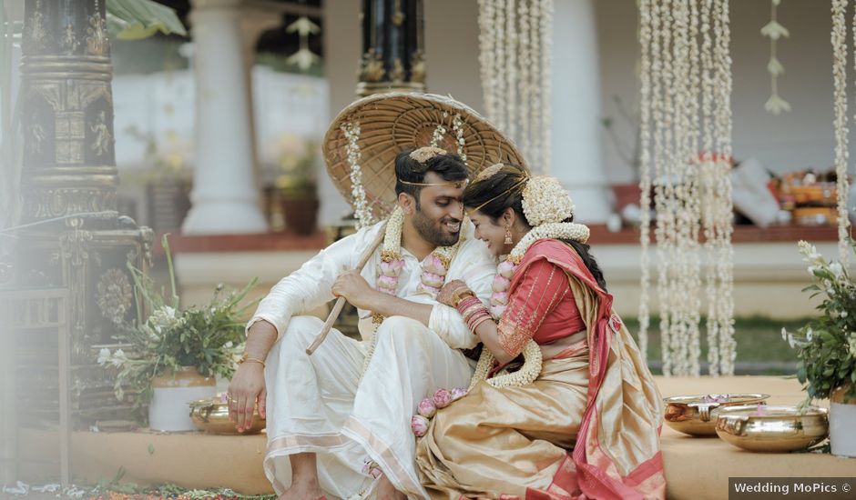 Shalini and shiva's wedding in Kochi, Kerala