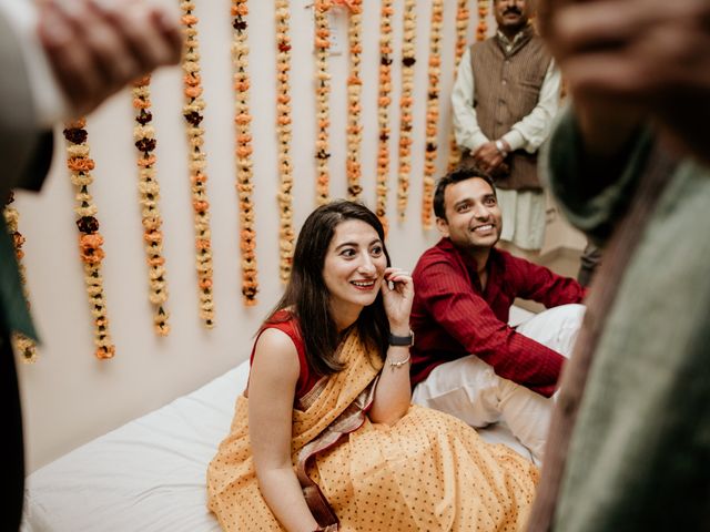Sarah and Shubham&apos;s wedding in South Delhi, Delhi NCR 32