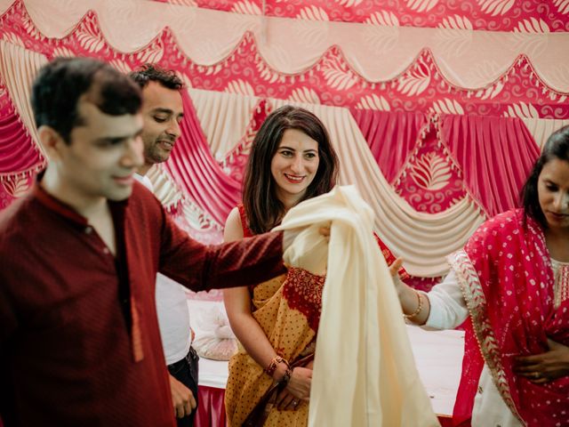 Sarah and Shubham&apos;s wedding in South Delhi, Delhi NCR 48
