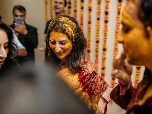Sarah and Shubham&apos;s wedding in South Delhi, Delhi NCR 75