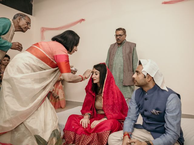 Sarah and Shubham&apos;s wedding in South Delhi, Delhi NCR 92