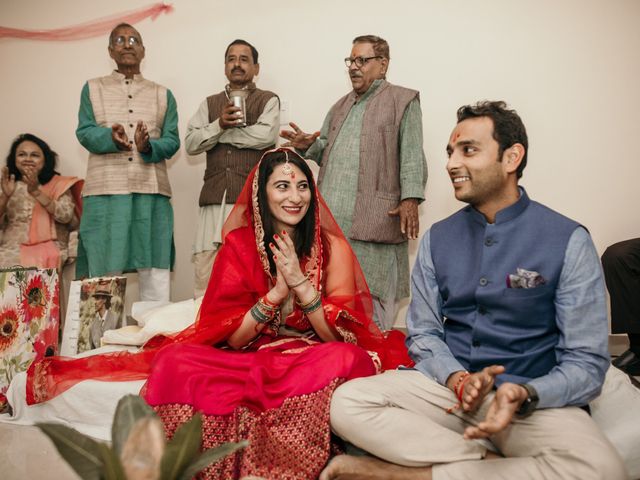 Sarah and Shubham&apos;s wedding in South Delhi, Delhi NCR 94