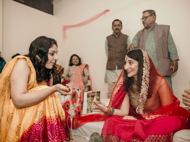 Sarah and Shubham&apos;s wedding in South Delhi, Delhi NCR 95