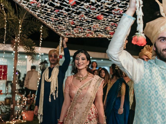 Sarah and Shubham&apos;s wedding in South Delhi, Delhi NCR 118