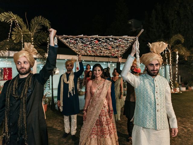 Sarah and Shubham&apos;s wedding in South Delhi, Delhi NCR 120