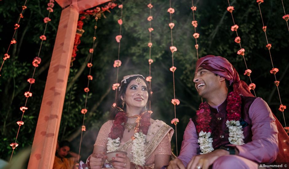 Sarah and Shubham's wedding in South Delhi, Delhi NCR