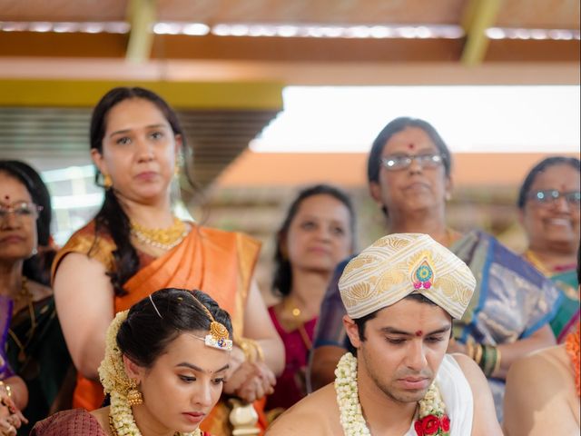 Amulya and Rushat's wedding in Bangalore, Karnataka 10