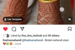 Fine Line Mehndi - 1