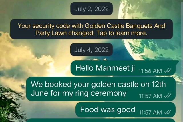 Golden Castle Banquets 3