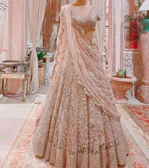 Guys please share some mirror work lehenga options! - 4