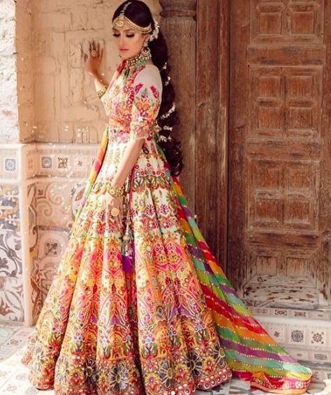 Multi Colour Lehenga Inspo!! 5