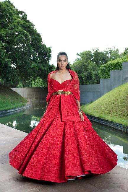 FDCI India Couture Week saw the Comeback of Red Lehengas 2