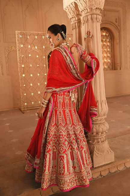 FDCI India Couture Week saw the Comeback of Red Lehengas 5