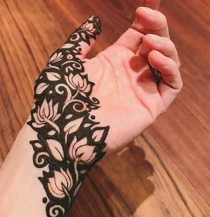 Lotus Mehndi Design! 3