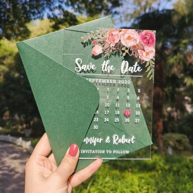 a unique Save the date idea! 1