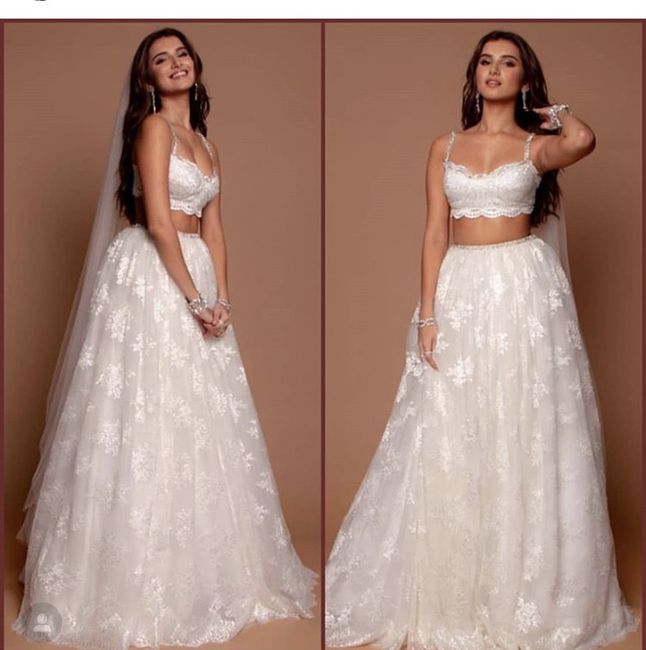 In love with this white fairy lehnga - 1