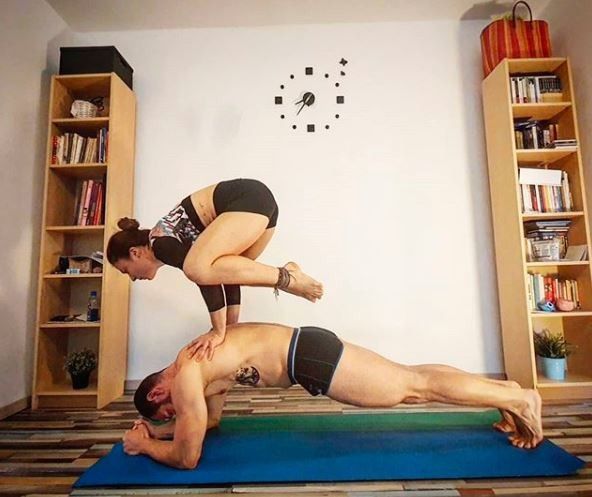 The Power Of Couple Yoga!! 1