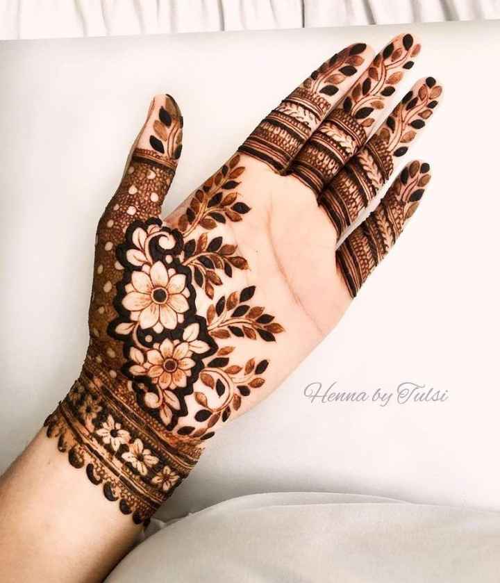 Latest Mehendi designs - 1