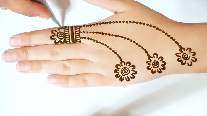 Mehndi designs for mom and Mother in law - 1