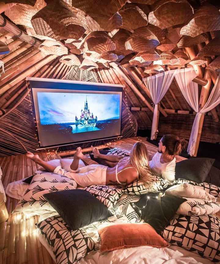 Disney movie, bae, cuddles and this aesthetic setup in Bali Treehouse - 1
