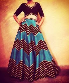 Have you guys head of 'chevron Lehenga' ? 1