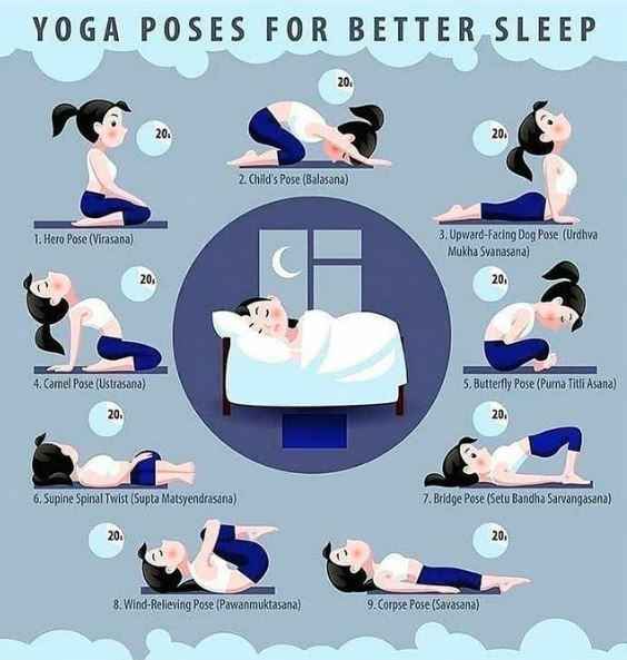 Yoga Poses to try for better sleep! - 1
