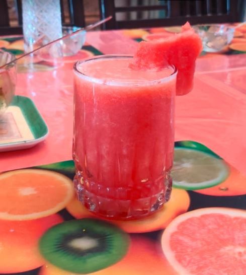 Made this tasty and healthy watermelon juice today! 1