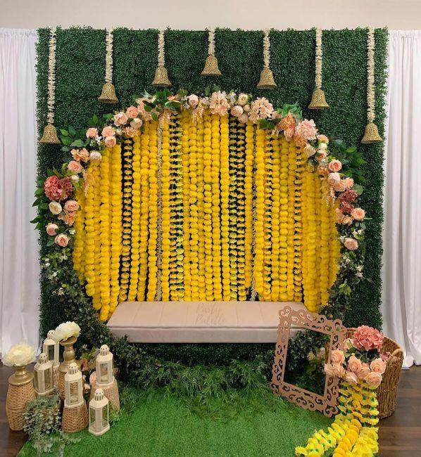 Floral Decor For Mehndi Function - 1