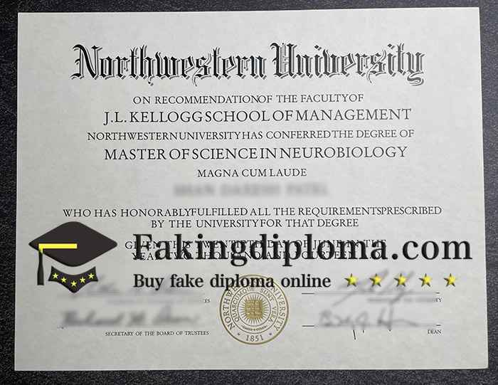Where to buy Northwestern University diploma? - 1