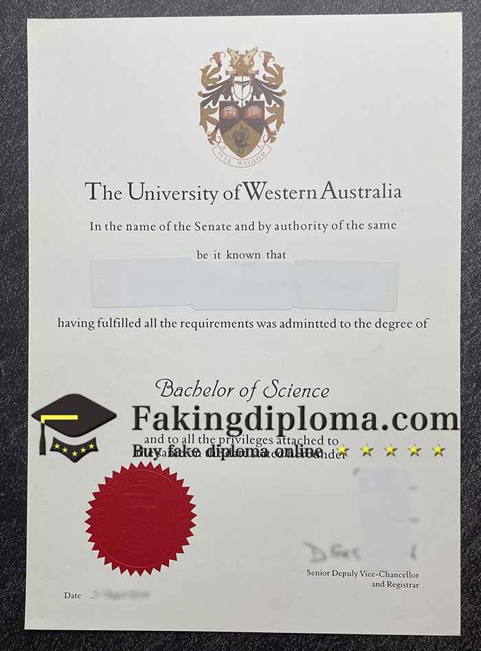 University of Western Australia diploma, buy uwa degree online. - 1
