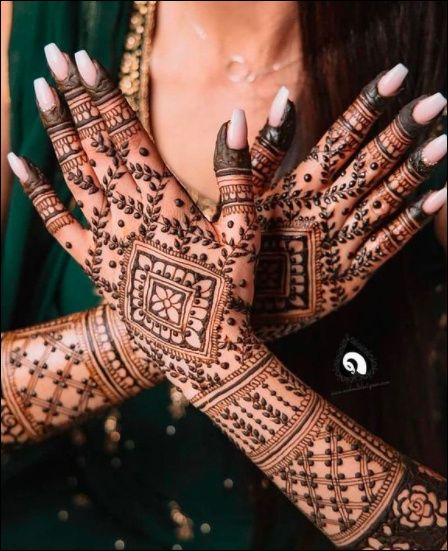 My mom shared this mehndi design with me! - 1