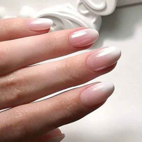 Modern french manicure variations - 1