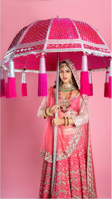 #CelebrityStyle: Miss Universe'21 Harnaaz Kaur Sandhu chose this Mirrorwork Lehenga as National Costume 2