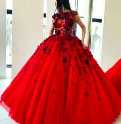 i wish to wear a blood-red fairy gown on my reception day! - 1